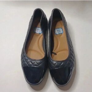 Quilted Black Ballet Flats